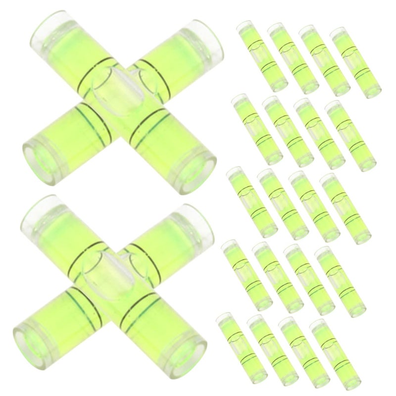 100 Pcs Bubble Level Kit Horizontal Spirit Level Tool Small Size Sturdy Design - Image 2