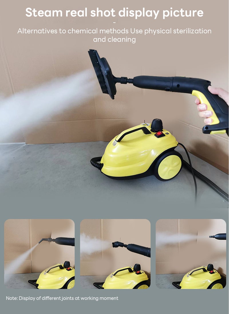 Steam Cleaner, Easy Fix Steam Cleaner for Furniture, 2 Liter Tank Capacity, 2000W, 5 Bar Steam Pressure for Cleaning Kitchen, Bathroom, Kills 99.99% of Viruses & Bacteria
