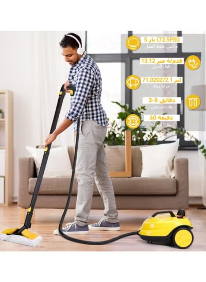 Sharpdo Steam Cleaner, Easy Fix Steam Cleaner for Furniture, 2 Liter Tank Capacity, 2000W, 5 Bar Steam - Image 2