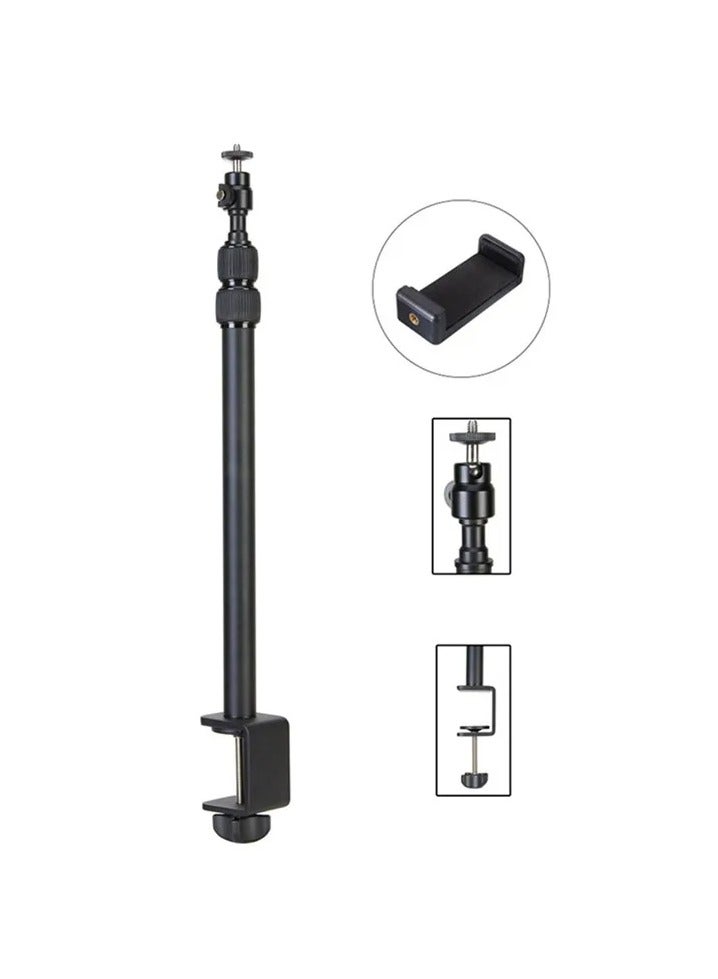JMARY MT-49 Tabletop Light Stand Clip with Screw for Cameras LED Video Light and Ring Light - Image 2