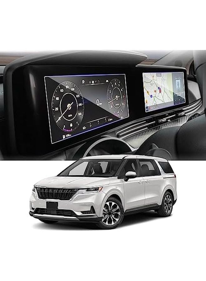 2024 Kia Carnival 12 3 Inch Tempered Glass Screen Protector Anti Glare Touchscreen - Image 1