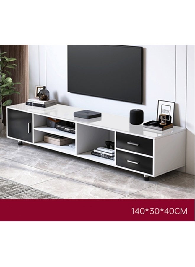 JCB CHIC - 140×30×40cm TV Cabinet, Modern TV Stand, Universal TV Combination Cabinet , Simple TV Cabinet Stand, Morden TV Table with drawers, Background Storage Stand Table for Living Room - Image 1