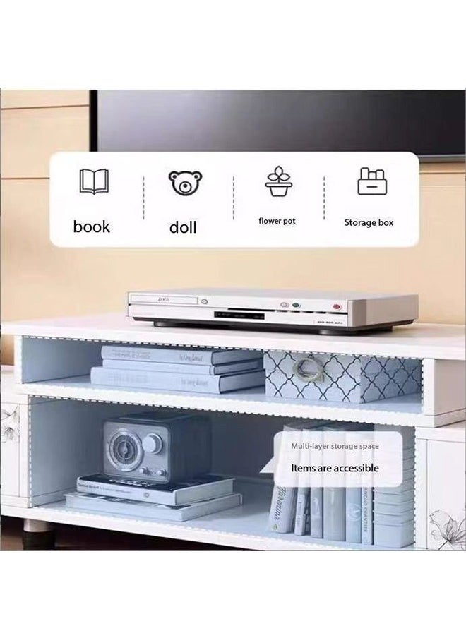 JCB CHIC - 140×30×40cm TV Cabinet, Modern TV Stand, Universal TV Combination Cabinet , Simple TV Cabinet Stand, Morden TV Table with drawers, Background Storage Stand Table for Living Room - Image 1