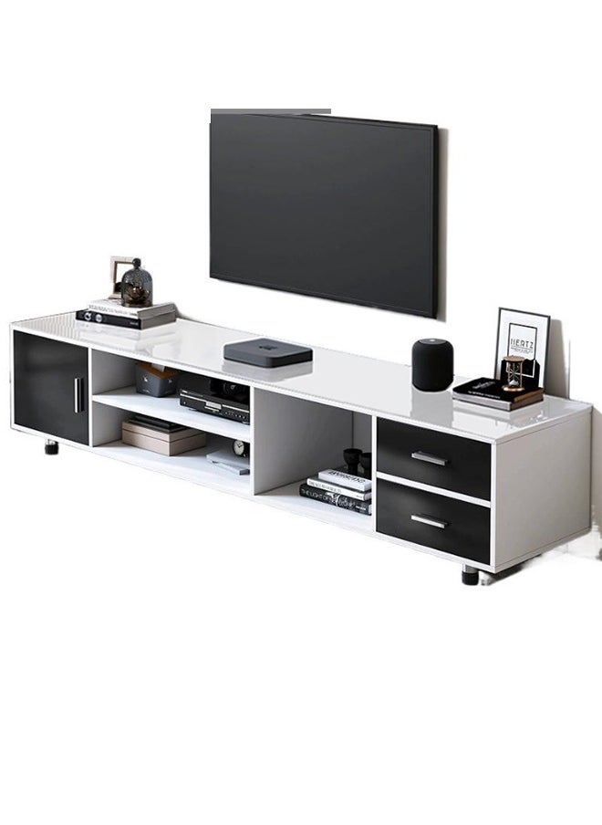 JCB CHIC - 140×30×40cm TV Cabinet, Modern TV Stand, Universal TV Combination Cabinet , Simple TV Cabinet Stand, Morden TV Table with drawers, Background Storage Stand Table for Living Room - Image 1
