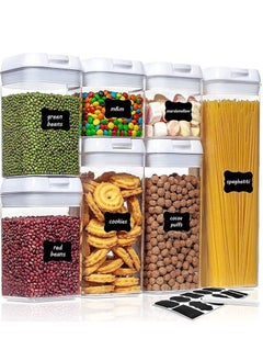 Smartwattz Storage Containers 7pcs-Leak-proof Airtight- BPA Free Plastic Food Containers For Organizing Pantry Kitchen  - Image 1