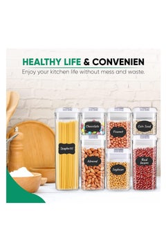 Smartwattz Storage Containers 7pcs-Leak-proof Airtight- BPA Free Plastic Food Containers For Organizing Pantry Kitchen  - Image 4