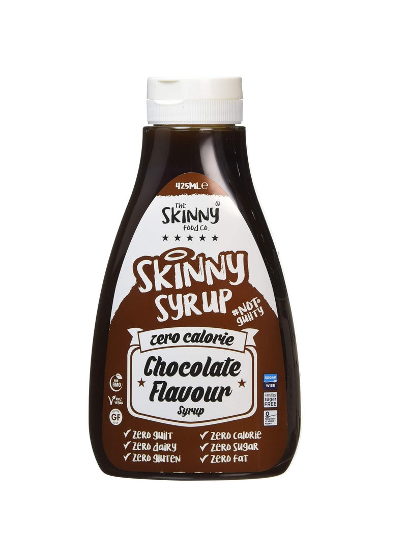 The Skinny Food Co. Chocolate Syrup Vegan sugar free 425 ml  - Image 1