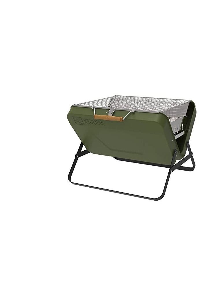 Kenluck - Kenluck Grill Celebration Portable Barbeque Oliver Green - Image 1