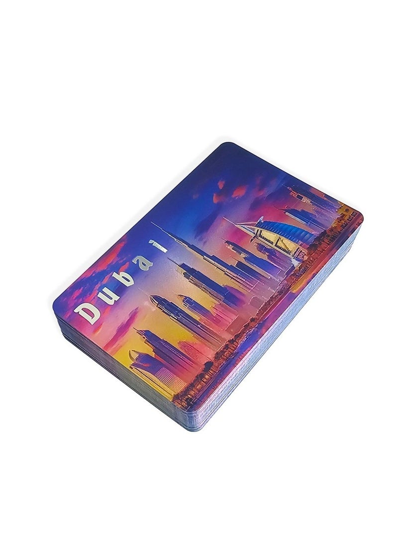 Souvenir Souq Elegant Embossed Silver Foil Card Deck designed with a sleek metallic finish and textured surface—ideal for game nights, gifting, return gifts, and party favours. - Image 1