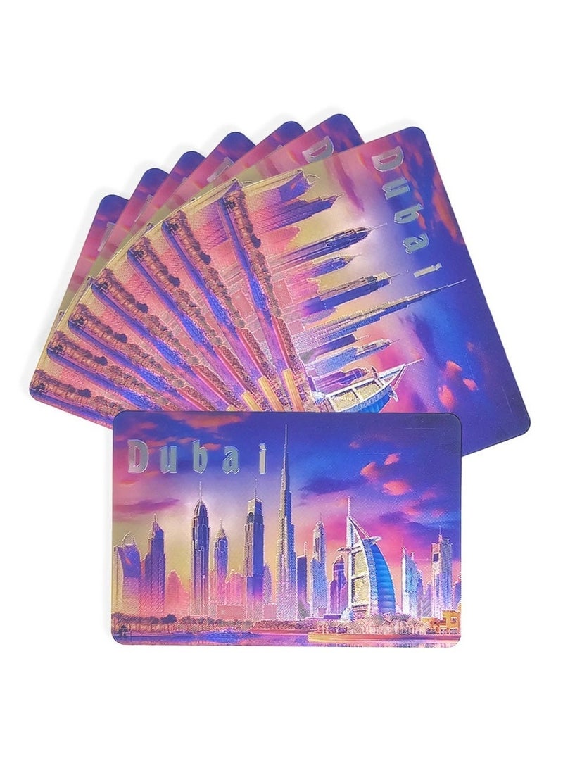 Souvenir Souq Elegant Embossed Silver Foil Card Deck designed with a sleek metallic finish and textured surface—ideal for game nights, gifting, return gifts, and party favours. - Image 2