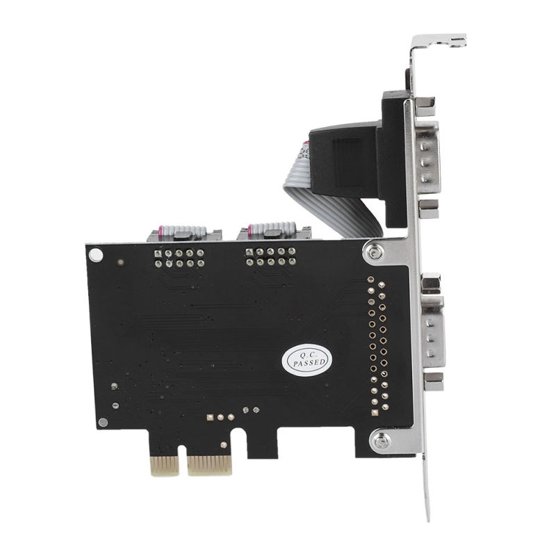 محول منفذ تسلسلي Pci-E Rs232: قناة مزدوجة الاتجاه كاملة السرعة 2.5 جيجابت في الثانية - وحدة تحكم PCI Express قابلة للربط والاستخدام مباشرة لتوسيع سطح المكتب متعدد الأنظمة الأساسية - Image 1