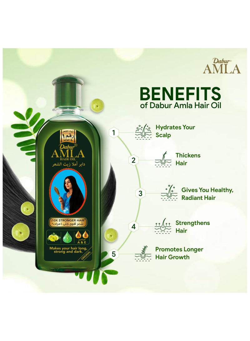 Dabur عبوة من زيت الشعر أملا 300 مل - Image 4