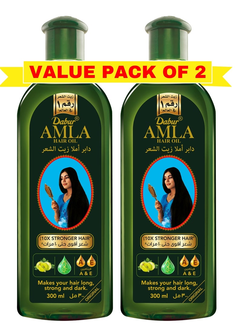 Dabur عبوة من زيت الشعر أملا 300 مل - Image 2