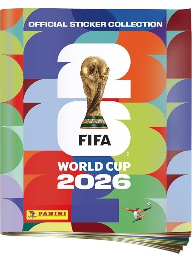 ألبوم جمع كروت ستيكرات كأس العالم 2026 - الإصدار الرسمي، كتاب تجميع بطاقات اللاعبين والفرق، هدايا تفاعلية للأطفال ومحبي كرة القدم من First Choice - Image 1