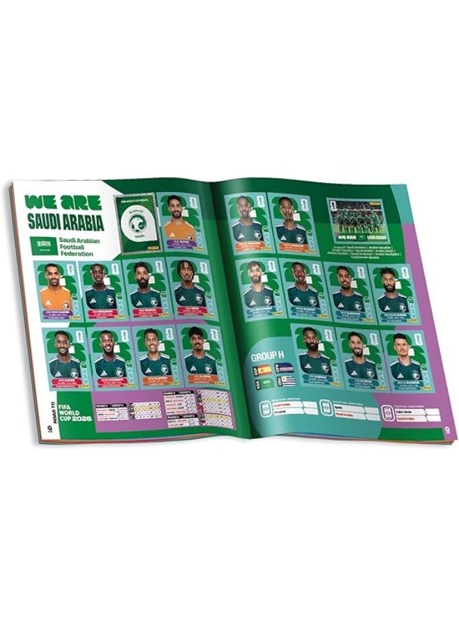 ألبوم جمع كروت ستيكرات كأس العالم 2026 - الإصدار الرسمي، كتاب تجميع بطاقات اللاعبين والفرق، هدايا تفاعلية للأطفال ومحبي كرة القدم من First Choice - Image 4