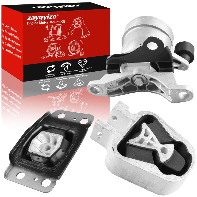 zaygyize 3Pcs Engine Motor Transmission Mount Kit Replacement for Ford Fusion for Lincoln MKZ 20L 2013 2014 2015 2016 2017 Auto Trans Replace A5767 A5603 A5606 DG9Z6038C 6G9Z6068A DP5Z6068A - Image 3