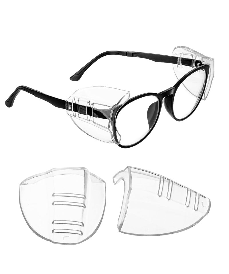 UNCO Safety Side Shields for Glasses, 2 pcs, Side Shields for Eyeglasses - Image 1