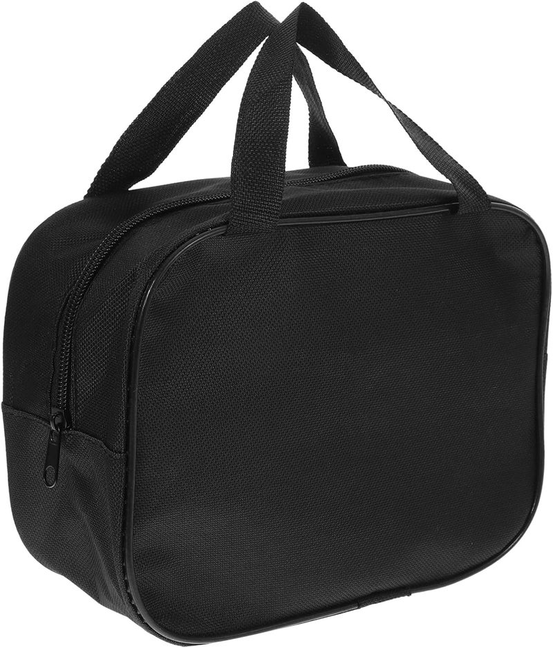UKCOCO Portable Air Compressor Storage Bag - Black Fabric Bag for 12V DC Tire Inflator - Image 1