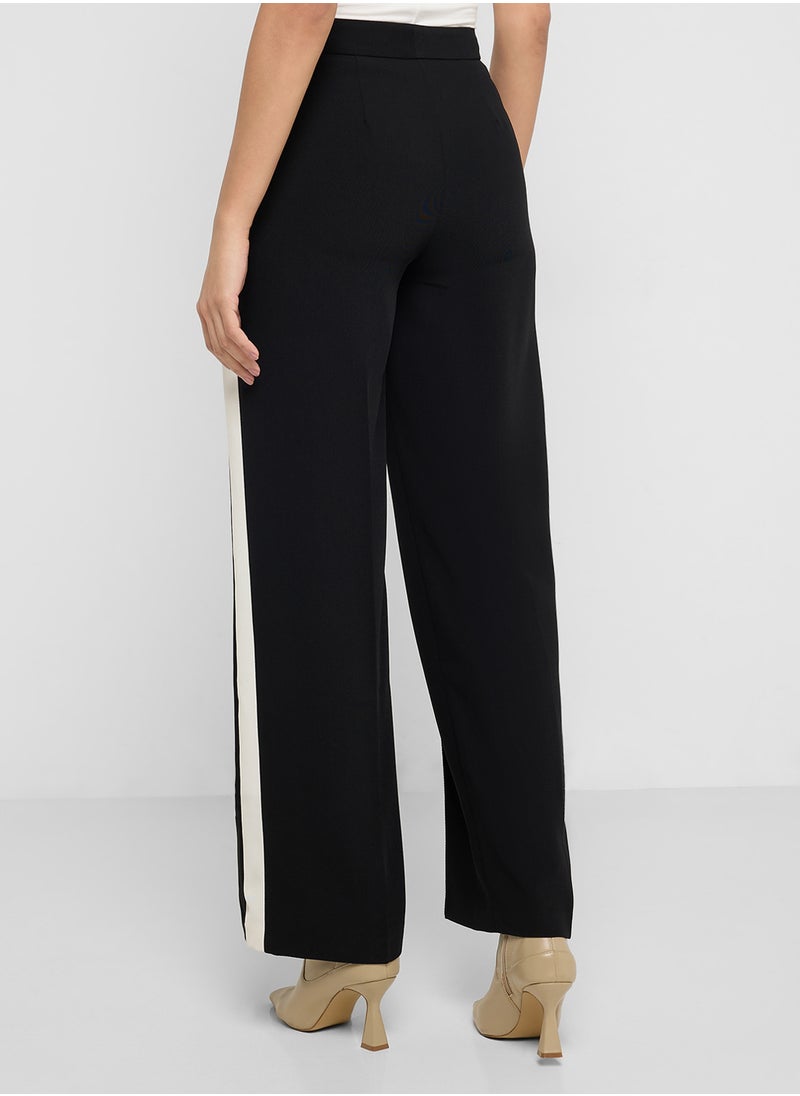 MANGO Contrasting High Waist Pants  - Image 3