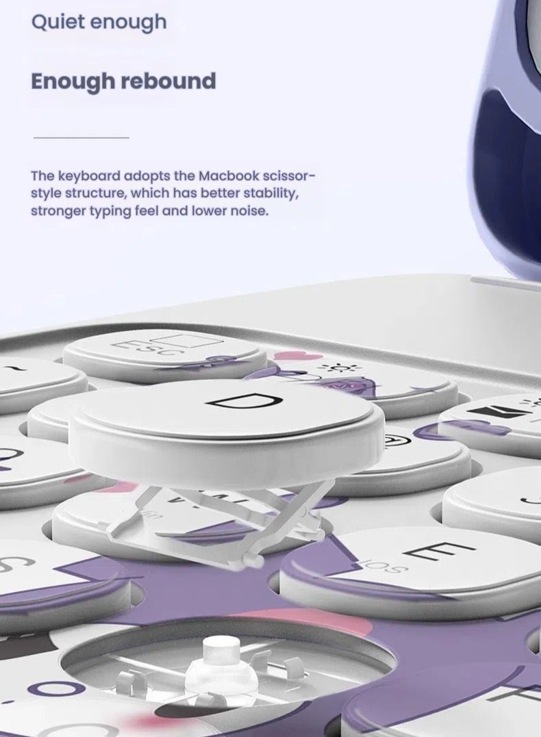 Keyboard Case for iPad 2022 Edition 10th Generation (10.9 inch) with Pen Slot Silicone Bluetooth Keyboard and Mouse Set - Image 2