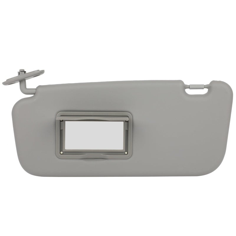 SCITOO Left Driver Side Sun Visor fit for Hyundai Getz 2002 2003 2004 2005 2006 2007 2008 2009 2010 2011 2012 Without Sunroof with Mirror Without Light Gray 852201C200QS 852201C200QS - Image 2