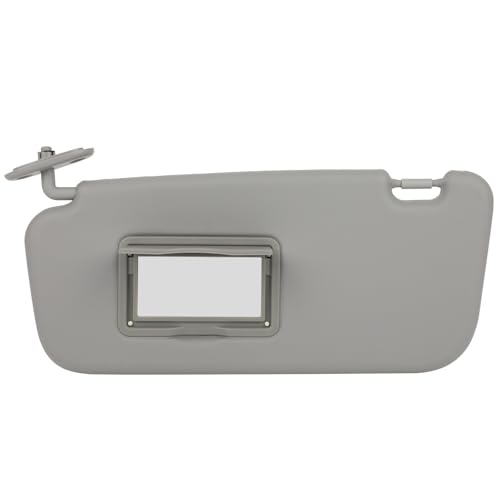 SCITOO Left Driver Side Sun Visor fit for Hyundai Getz 2002 2003 2004 2005 2006 2007 2008 2009 2010 2011 2012 Without Sunroof with Mirror Without Light Gray 852201C200QS 852201C200QS - Image 1