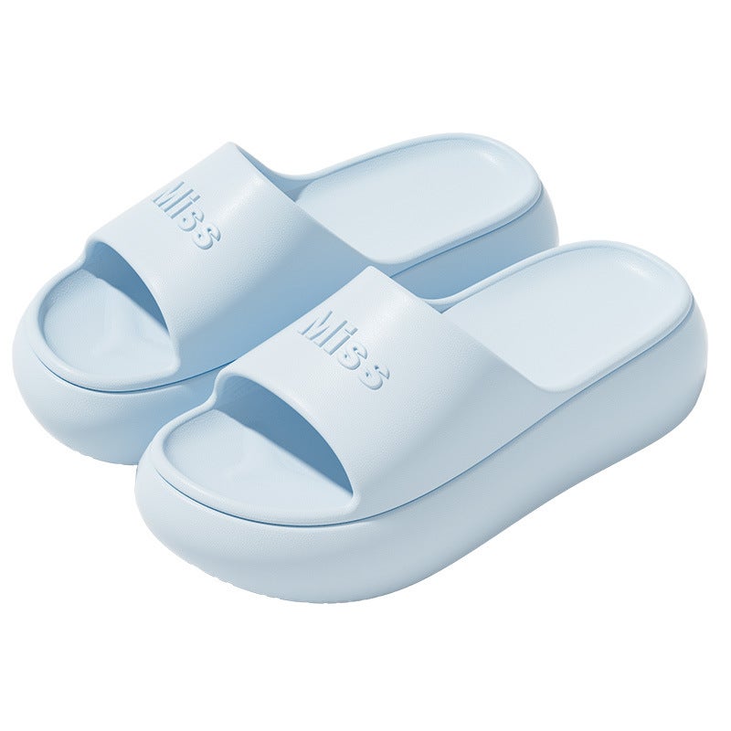 Lidani Women's Height Increasing Thick Sole Non-Slip Beach Flip Flops - Image 3