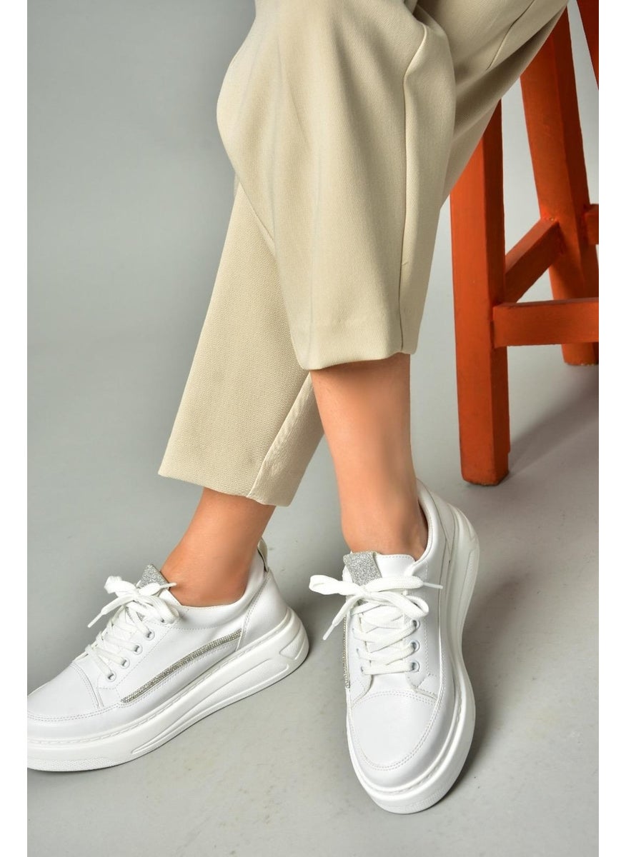 Fox Shoes - S602003409 White Sports Shoes Sneakers - Image 1