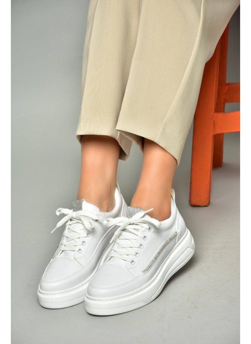Fox Shoes - S602003409 White Sports Shoes Sneakers - Image 1