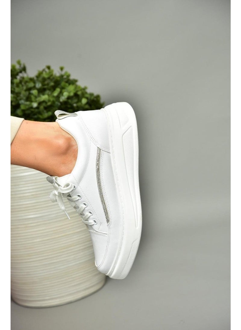 Fox Shoes - S602003409 White Sports Shoes Sneakers - Image 1
