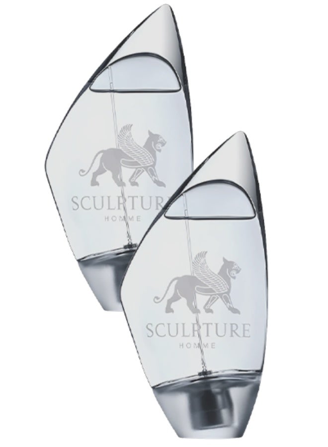 Nikos 2 Pieces Sculpture Perfume For Men 100ml EDT - Image 1