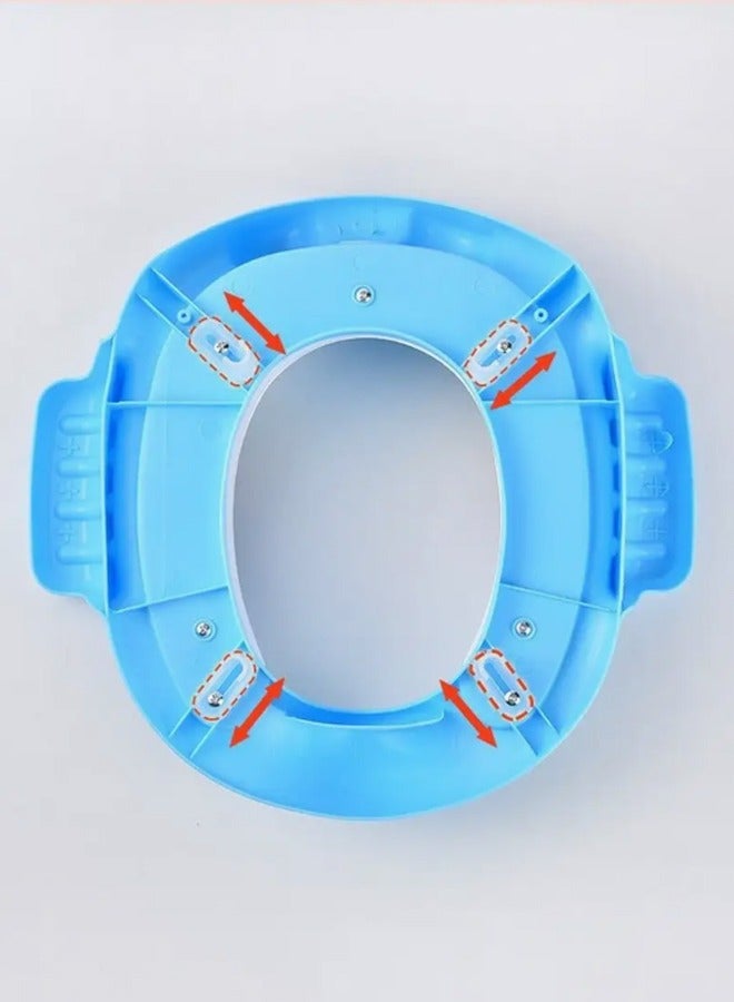 Loquat Potty Training Toilet Seat Cover for Kids Toddlers Boys Girls with Urine Splash Guard Toilet Seat Ring Adjustable Non-slip Mat  - Image 3