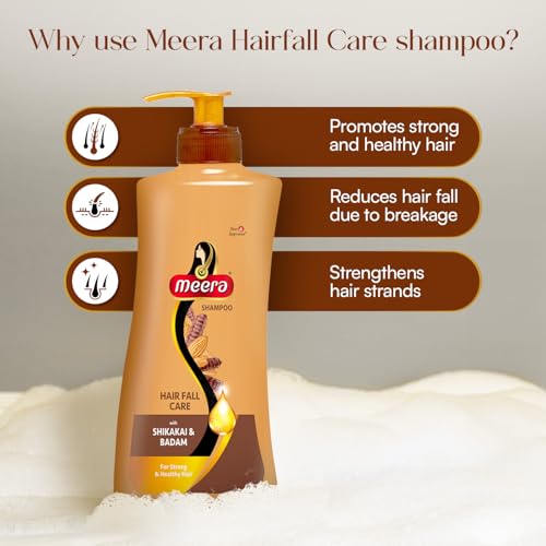 Meera Hairfall Care Shampoo, With Goodness Of Badam and Shikakai, For Men And Women, 650ml. - Image 4