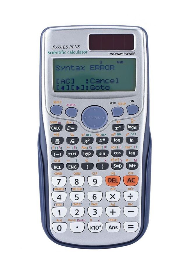 FX-991ES Plus Engineering Science 10+2 bit Text Display Solar Energy Science Calculator - Image 2