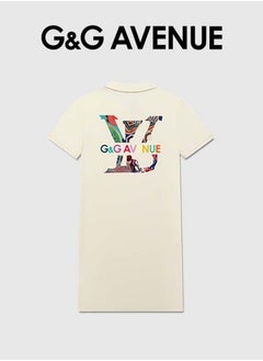 G&G AVENUE Women's Office Business Women's Dress Short sleeved Dress Women's Design Street Dress Maldives Printed Pattern Women's Mini Dress Loose Casual Classic Sports Front Button  - Image 2
