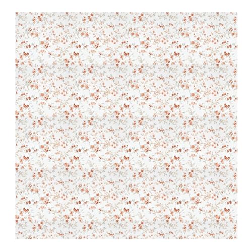 Plumora 100% Cotton Bed Sheet for Queen Size Bed, 1 Bed Sheet (90x100 Inches) with 2 Pillow Covers, Premium 240 TC Bedsheet for Double Bed (Cherry Blossom, Queen) - Image 5