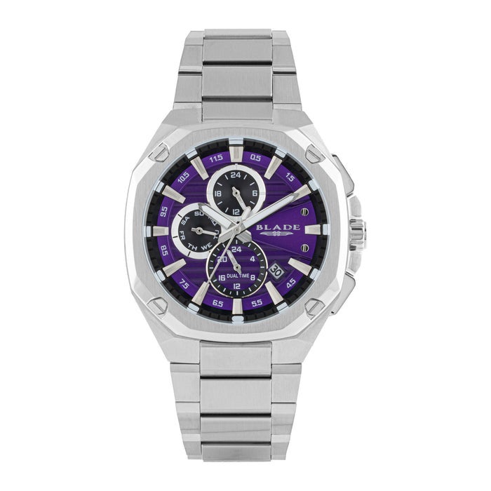 BLADE Forte Indigo 3646G2SVS SS Case & Band Multifunction Men's Watch - Image 1