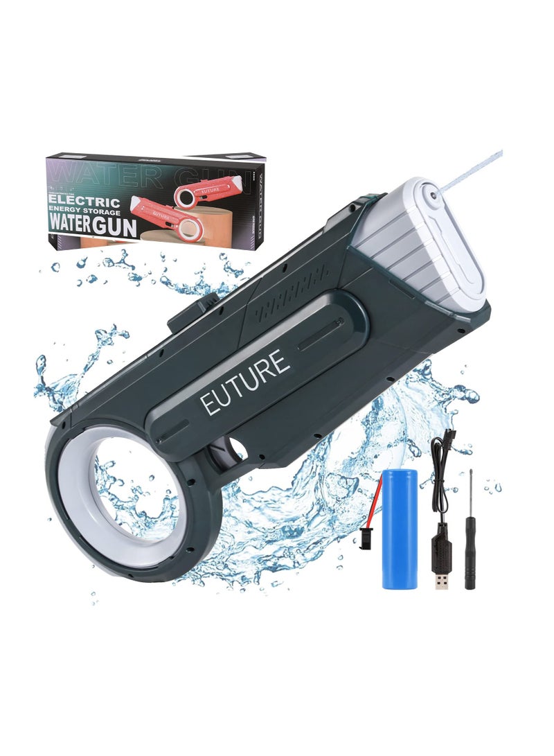Excefore Electric Water Gun, Automatic TikTok Toys, Water Blaster Shooting Outdoor Beach Pool Toys, Water Soaker Gun with Waterproof Gun Toys for Summer Pool Swimming Party for Kids Adults - Image 1