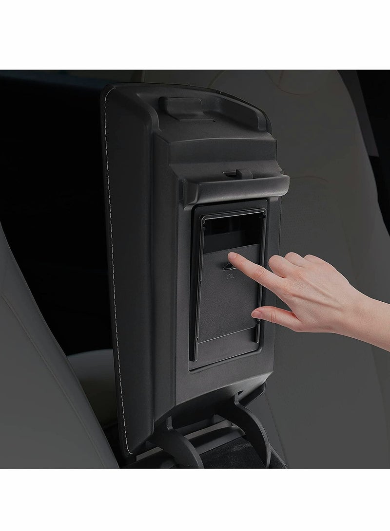 Excefore Center Console Organizer for Tesla Model 3 Model Y Center Console Organizer Armrest Hidden Storage Box - Image 1