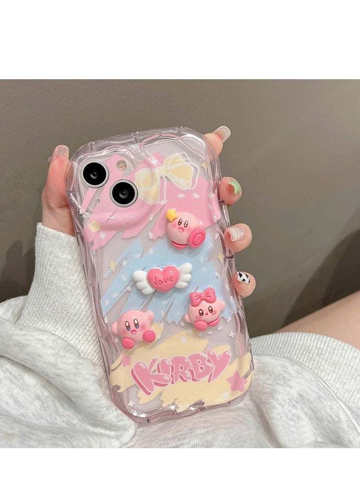 NIBEMINENT Protective TPU Case Cover For iPhone 15, kirby