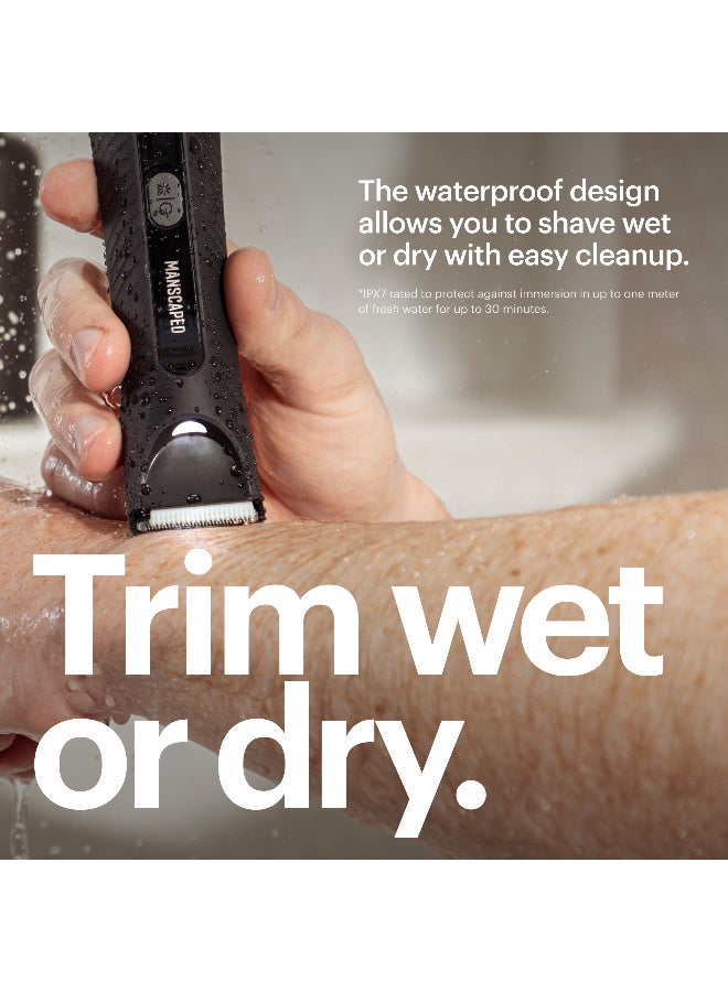 Manscaped Refining The Gentleman Lawn Mower 3.0 PLUS Groin & Body Hair Trimmer – Updated SkinSafe Trimmer Blade, Waterproof Wet/Dry Groomer, USB-C Rechargeable, Men’s Wireless Ball Shaver - Image 3
