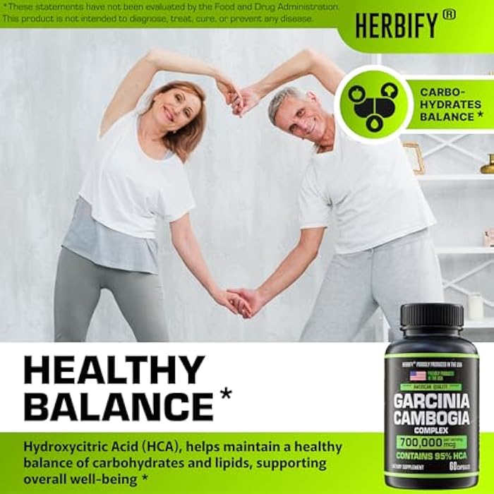 HERBIFY Garcinia Cambogia Wellness Support Supplement for Women & Men - Herbal Extract with Antioxidant Properties - Energy Booster for Daily Vitality and Digestive Support - 60 Count - Image 5