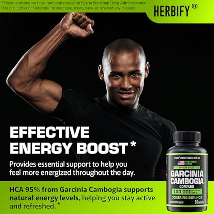 HERBIFY Garcinia Cambogia Wellness Support Supplement for Women & Men - Herbal Extract with Antioxidant Properties - Energy Booster for Daily Vitality and Digestive Support - 60 Count - Image 3