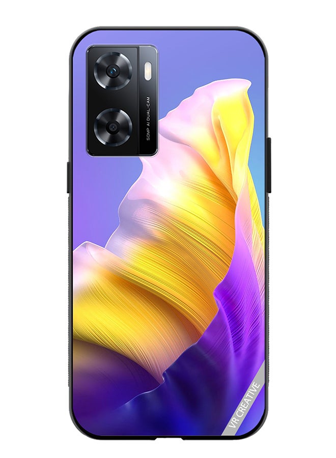 VR CREATIVE Protective Case Cover For Oppo A57/A77s Flower Design Multicolour - Image 1