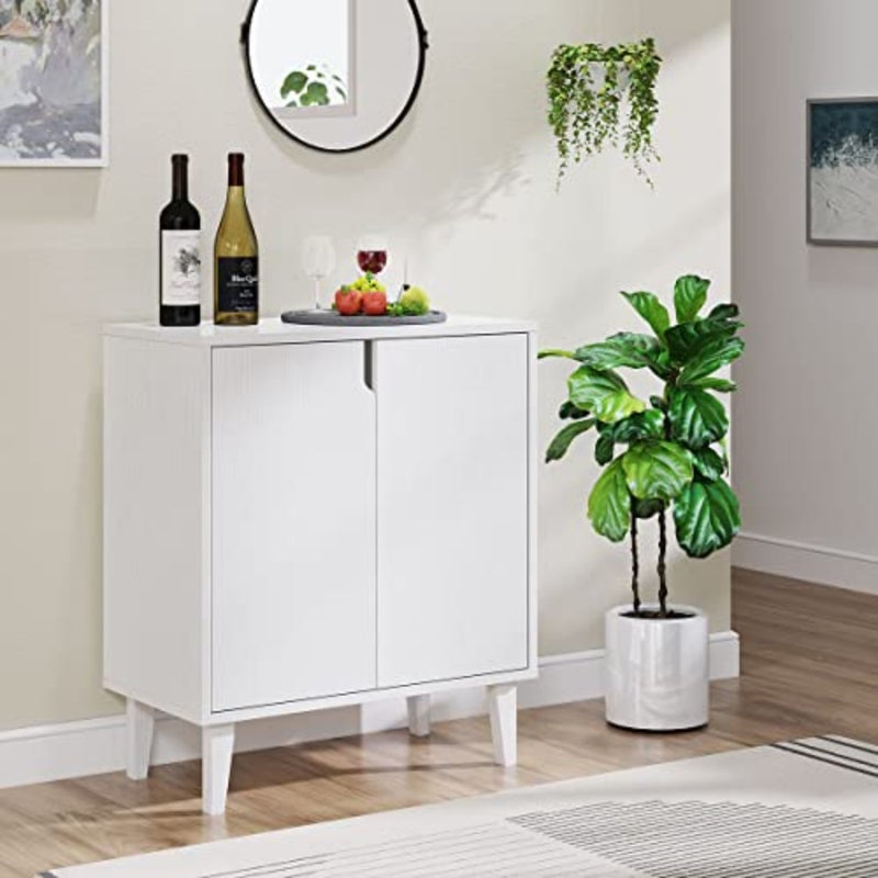 Sideboard Storage Cabinet with Doors Shelf Kitchen Wooden Cupboard for Dining Room - Image 2