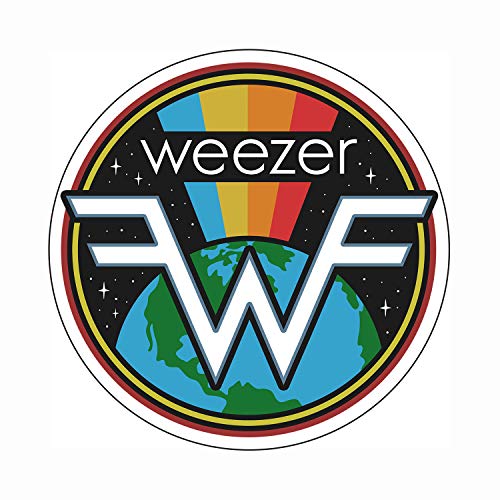 CD Visionary Weezer Earth Rainbow Sticker - Image 1