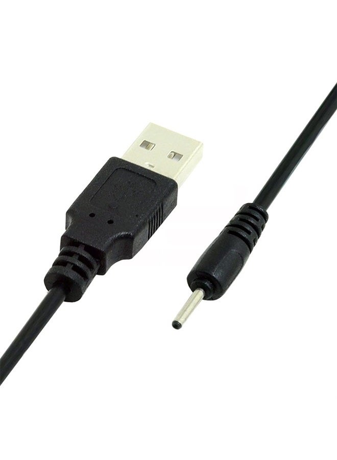 NFHK 2pcs/lot 150cm 24AWG USB 2.0 Male Type-A to 5V DC 2.0x0.7mm DC Power Round Plug Cable - Image 1