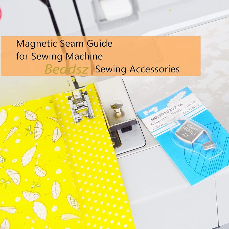Beadsz Beadsz Sewing Tool Magnetic Seam Guide for Sewing Machine 2 Pieces Sewing Machine Accessories of Guide Magnets  - Image 5