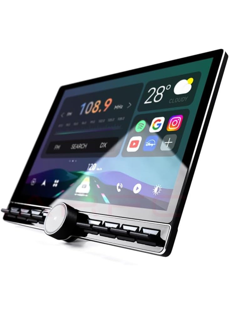 فيريكس مشغل وسائط متعددة للسيارة P95 بشاشة 13.1 بوصة بدقة 2K QLED | يدعم CarPlay وAndroid Auto لاسلكيًا | ذاكرة وصول عشوائي 4 جيجابايت + ذاكرة تخزين داخلية 64 جيجابايت | ستيريو سيارة MP5 بتقنية بلوتوث مع نظام ملاحة GPS | تحكم دوار، زر بيانو - Image 1