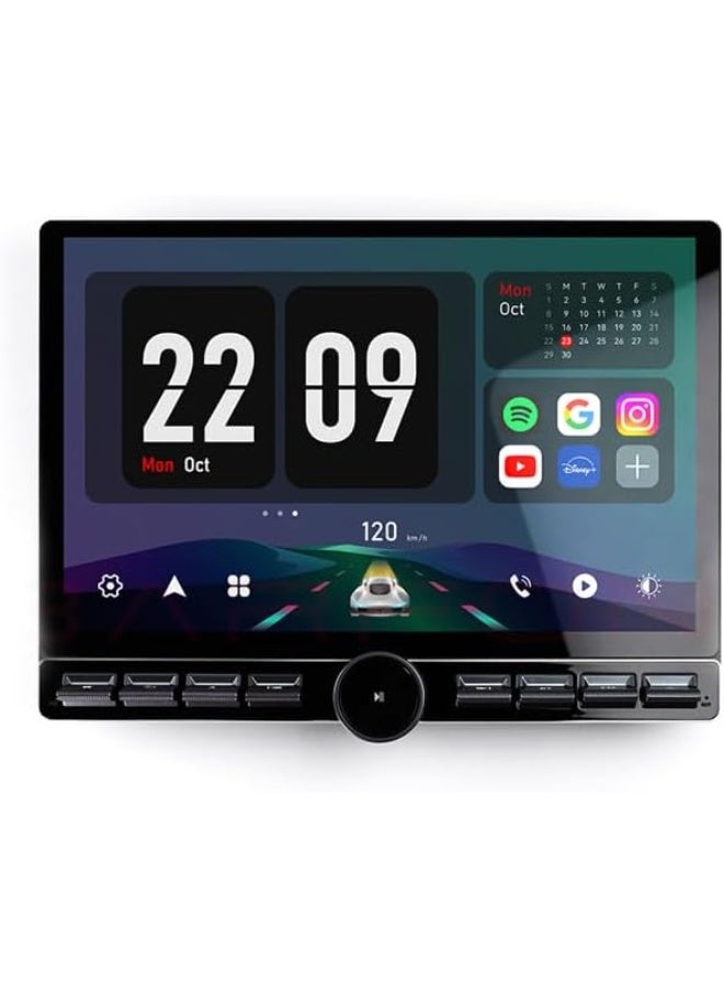 فيريكس مشغل وسائط متعددة للسيارة P95 بشاشة 13.1 بوصة بدقة 2K QLED | يدعم CarPlay وAndroid Auto لاسلكيًا | ذاكرة وصول عشوائي 4 جيجابايت + ذاكرة تخزين داخلية 64 جيجابايت | ستيريو سيارة MP5 بتقنية بلوتوث مع نظام ملاحة GPS | تحكم دوار، زر بيانو - Image 2